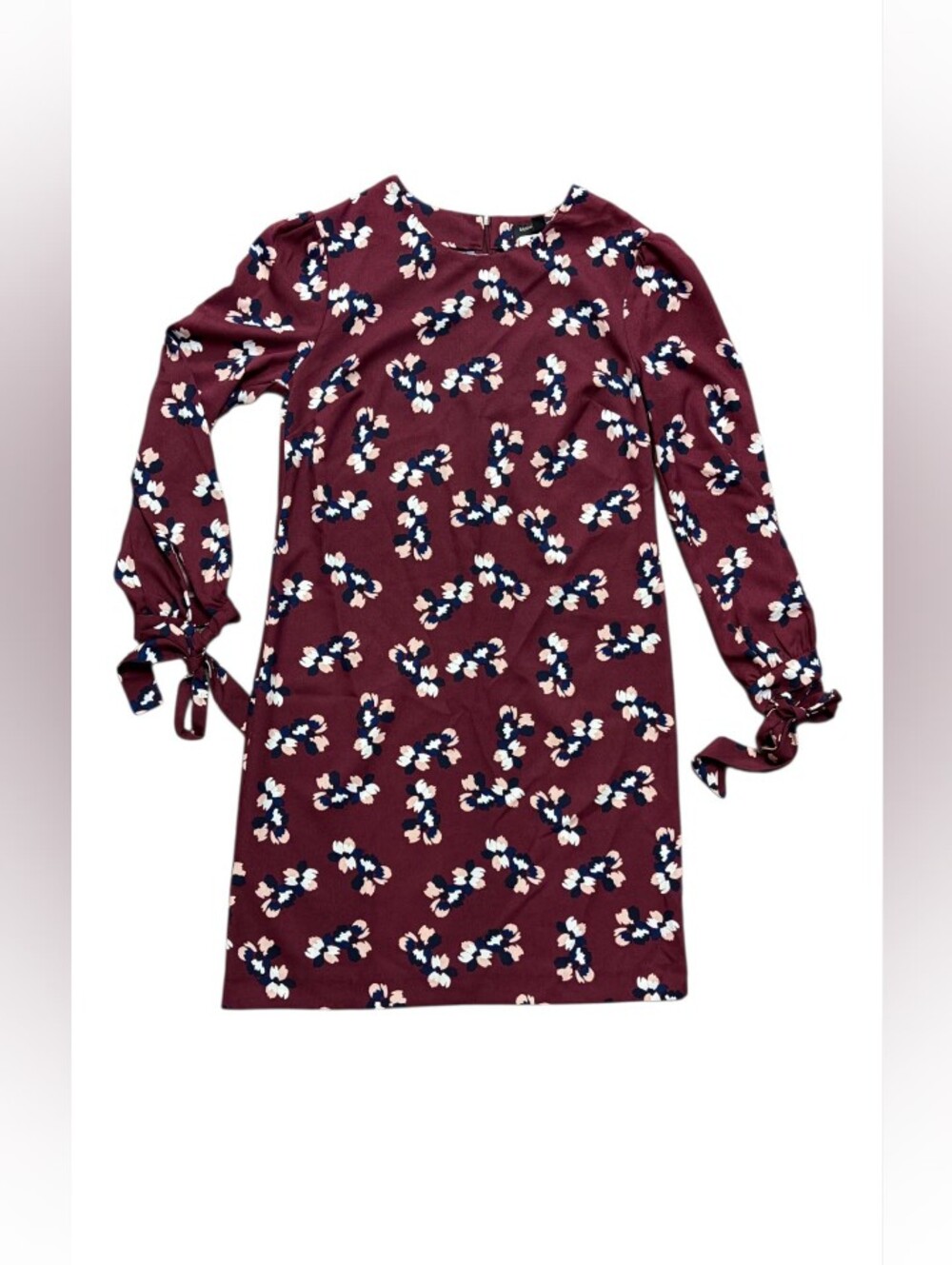 Banana Republic NWT Mini L/S Dress Burgundy Size 0